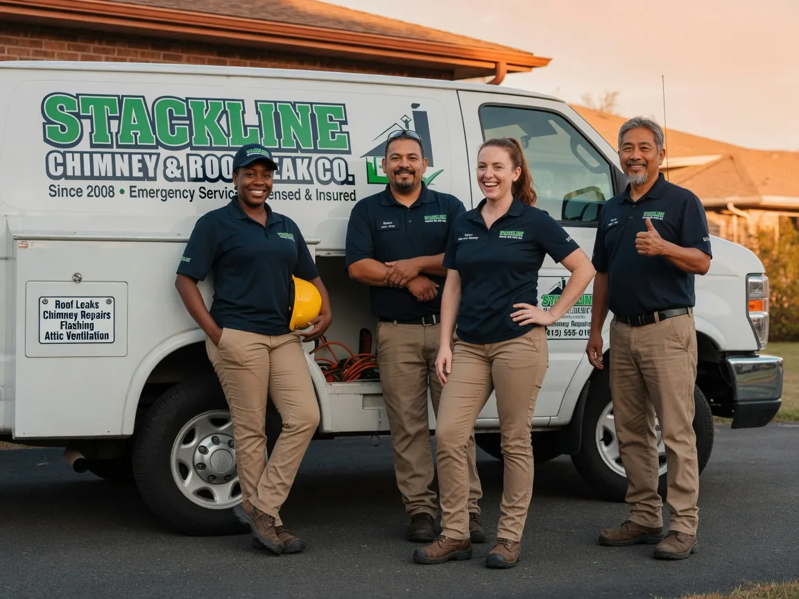 Chimney flashing repair company in Rosalie, NE